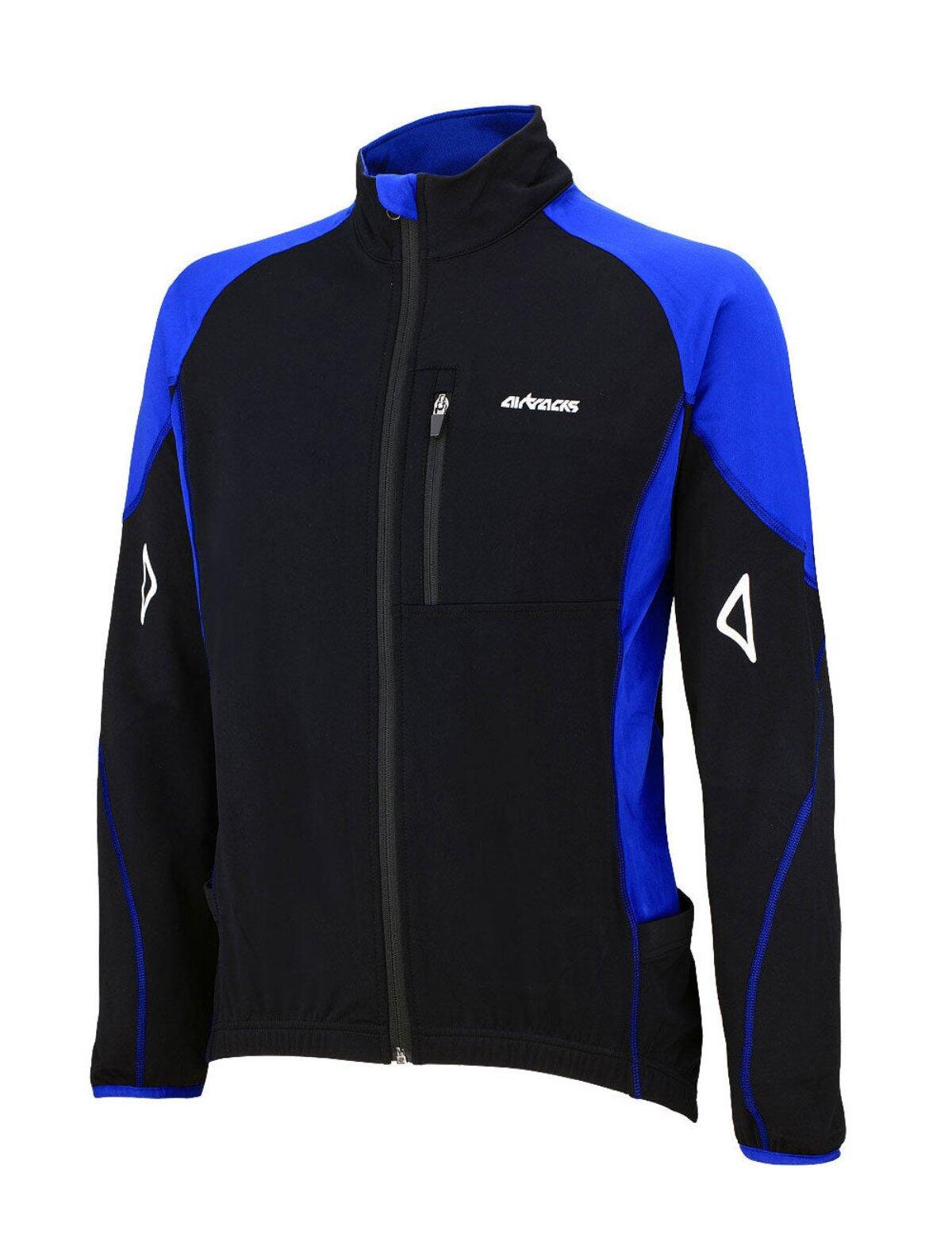 Herren Winter Thermalradtrikot Pro-T – Fahrradtrikot Langarm mit Fleece 4/4