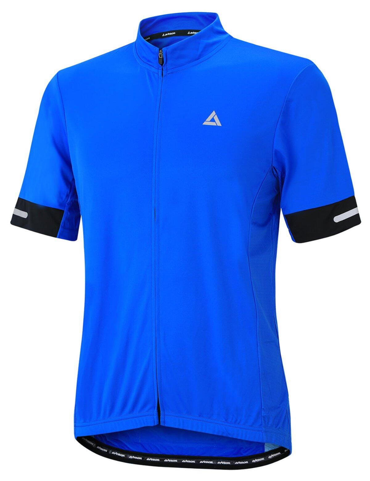 Herren Fahrradtrikot Kurzarm Radtrikot Pro Team Line II Blau 1/4