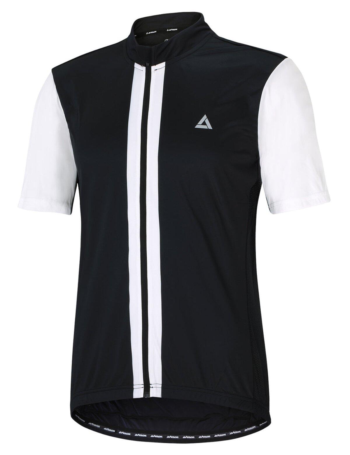 Herren Fahrradtrikot Kurzarm Radtrikot Pro Line II Schwarz Weiss 4/4