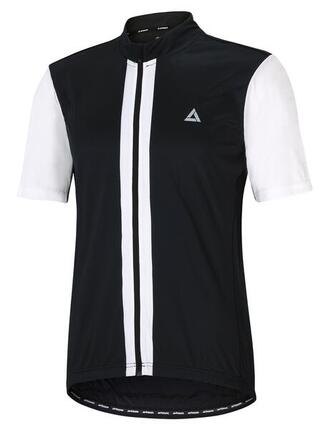 Herren Fahrradtrikot Kurzarm Radtrikot Pro Line II Schwarz Weiss