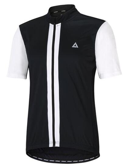 Herren Fahrradtrikot Kurzarm Radtrikot Pro Line II Schwarz Weiss