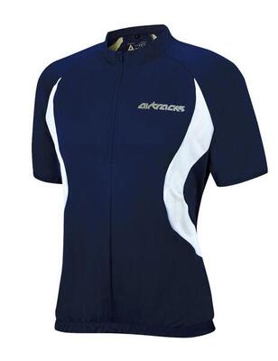 Herren Fahrradtrikot Kurzarm Radtrikot Team Navy-Blau