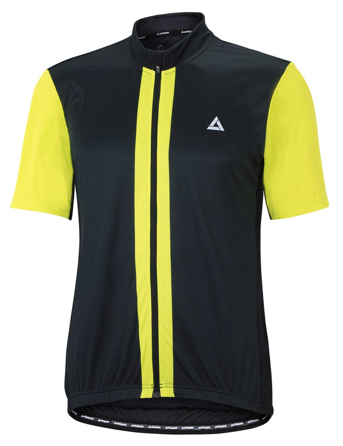 Herren Fahrradtrikot Kurzarm Radtrikot Pro Line II Schwarz Neon 2/4