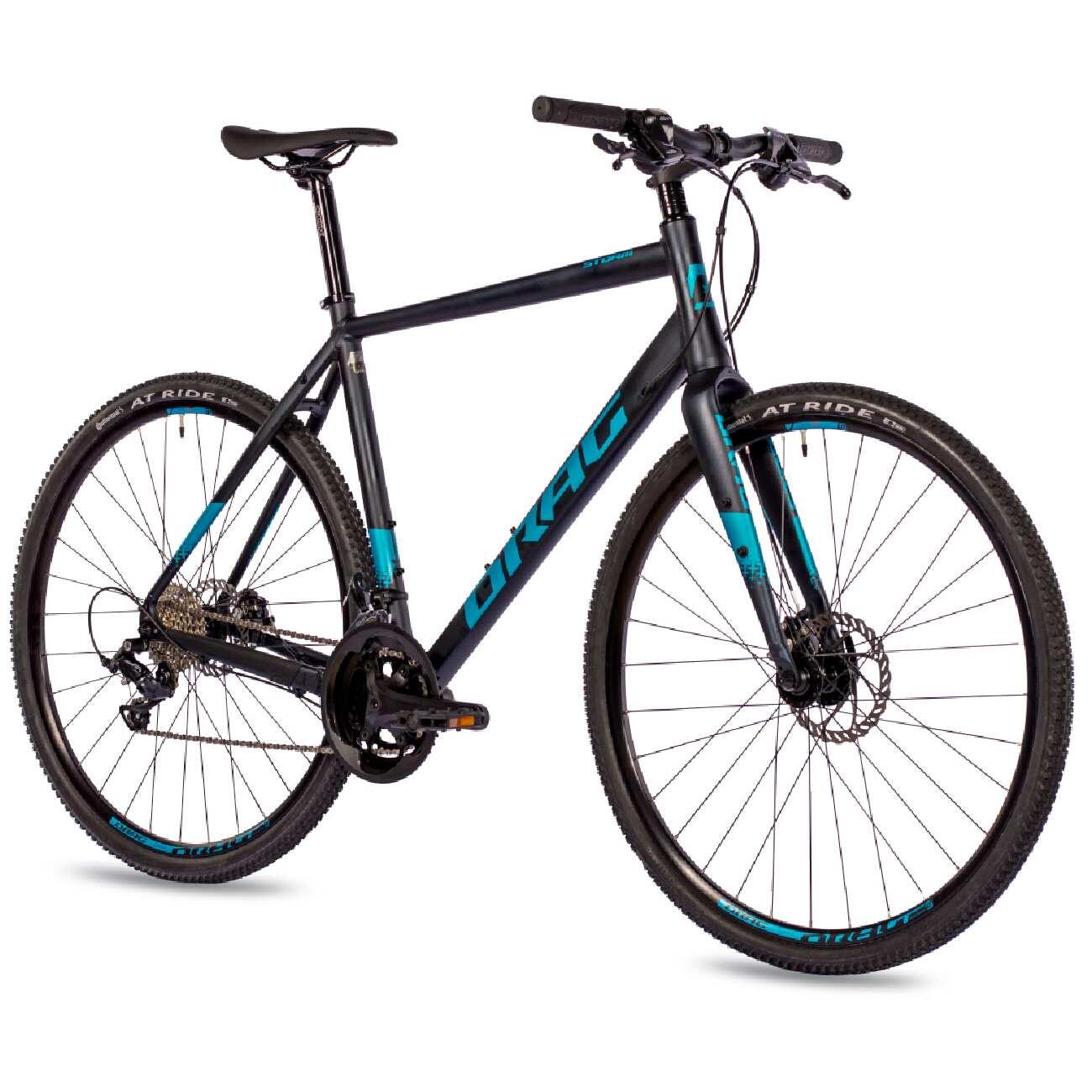 AIRTRACKS Herren 28 Zoll Gravel Fahrrad Storm 5.0 Shimano 2x9 Sora R3000 Blau Matt