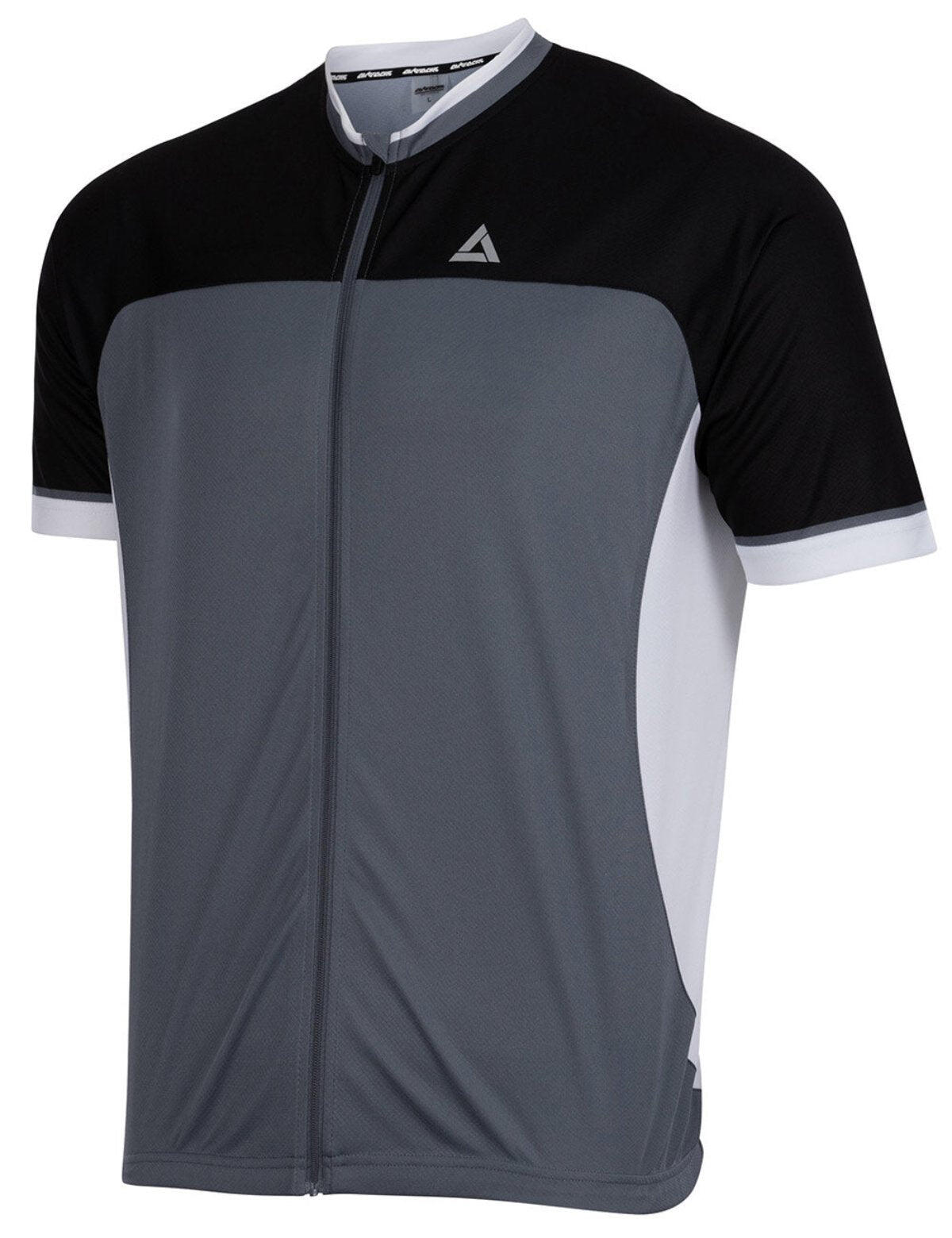 Herren Fahrradtrikot Kurzarm Radtrikot Pro T II Grau-Schwarz 4/4