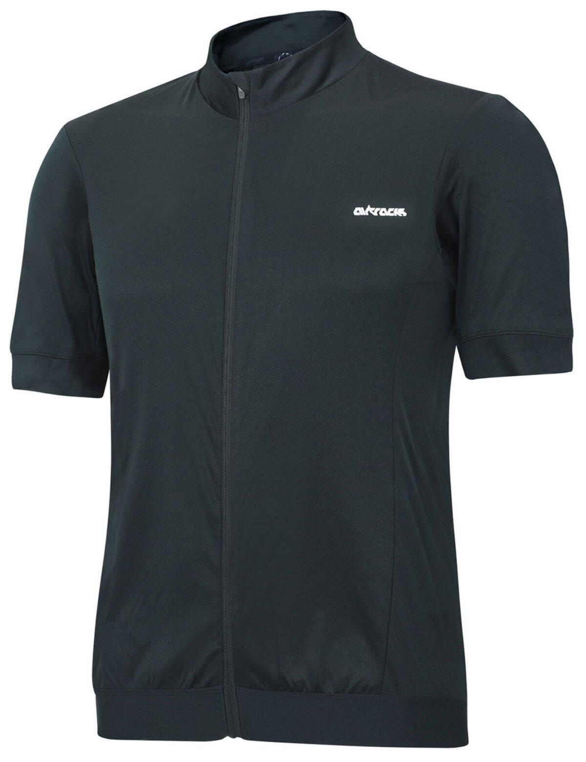 Herren Fahrradtrikot Kurzarm Radtrikot Air Tech II Schwarz 2/4