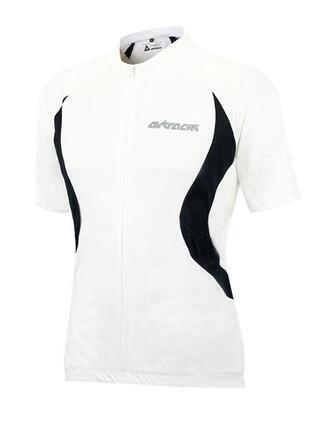 Herren Fahrradtrikot Kurzarm Radtrikot Team Weiss