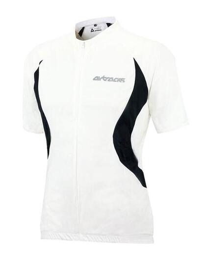 Herren Fahrradtrikot Kurzarm Radtrikot Team Weiss