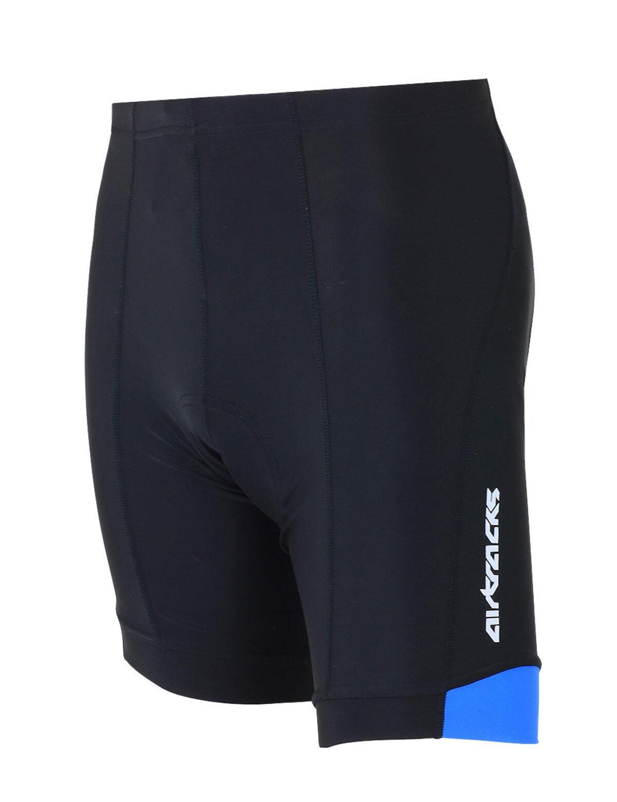 AIRTRACKS Herren Fahrradhose Kurz Team Schwarz Blau