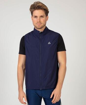 Herren Leichte Windweste Fahrradweste - Laufweste Pro Line Blau