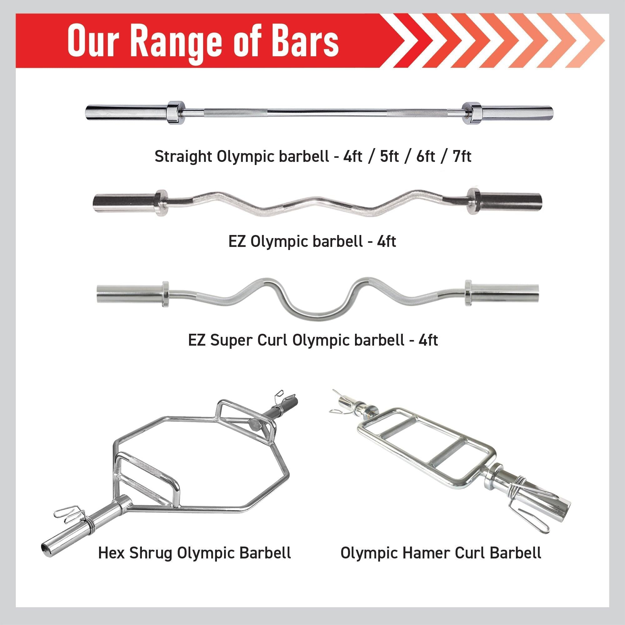 Body Revolution Olympic Hammer Curl Barbell Bar 4/6