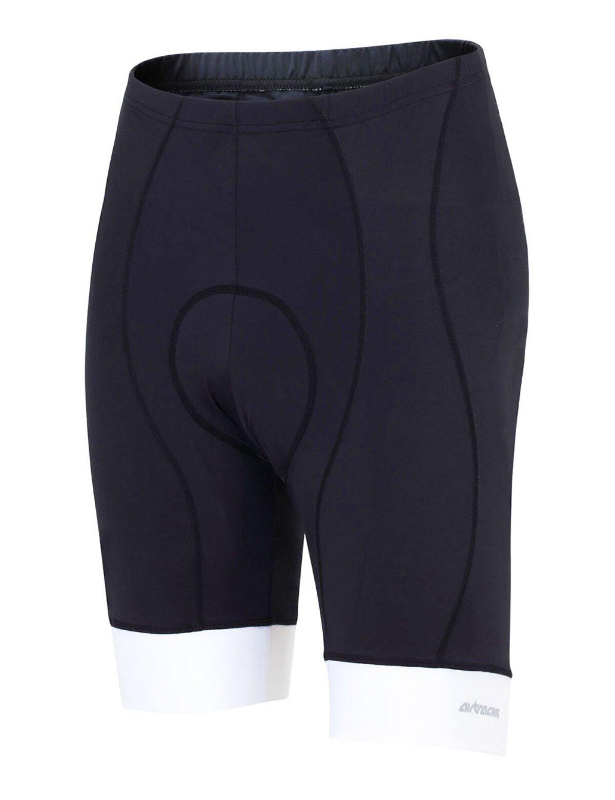 Herren Fahrradhose Kurz Radhose Comfort Line Schwarz Weiß 2/4
