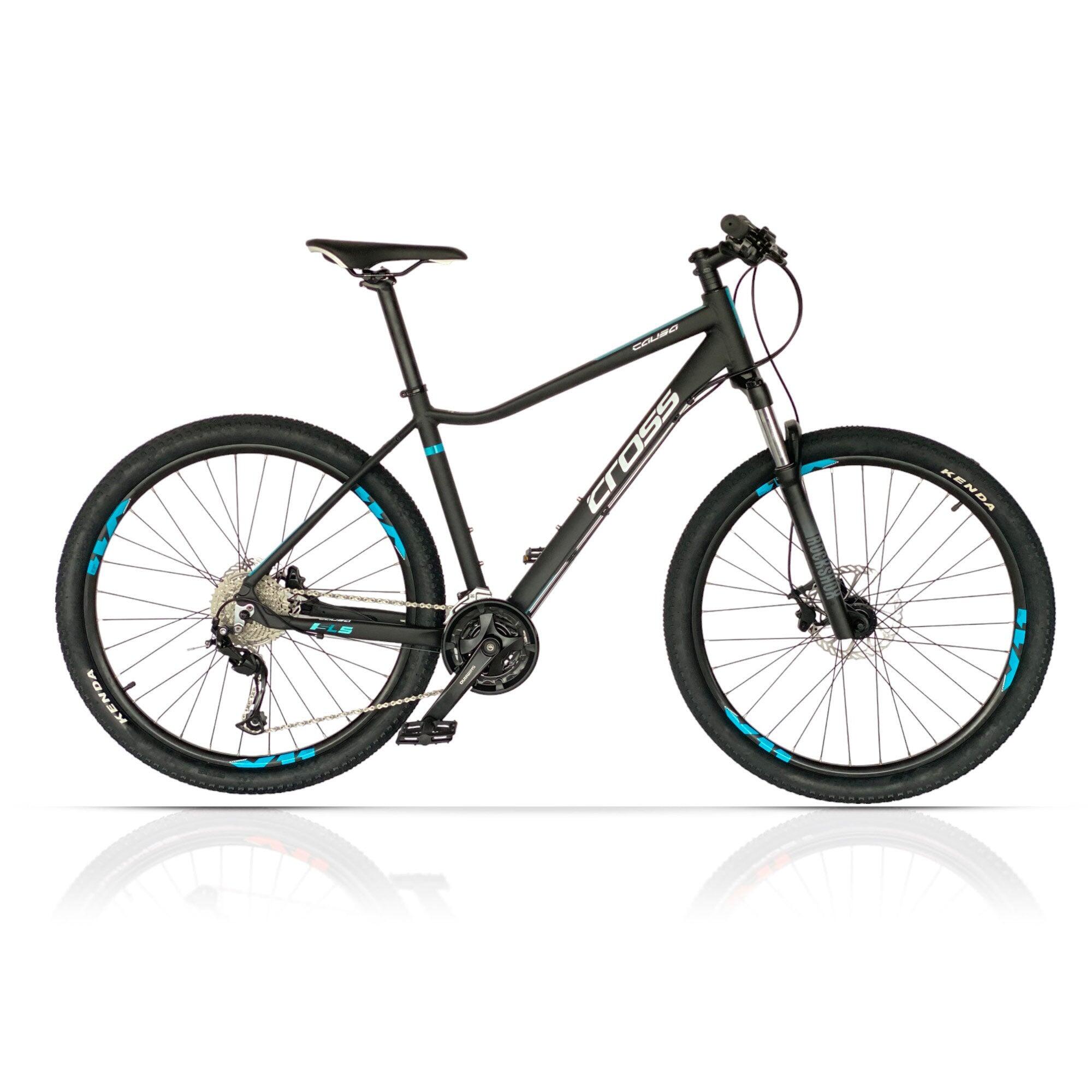Airtracks - 27,5" Vtt Femme  Causa Sl5  27 X Vitesses Shimano Alivio Rd-m3100 Sgs Rockshox - Vélo Tout Terrain - Bleu - 44 Cm - Decathlon