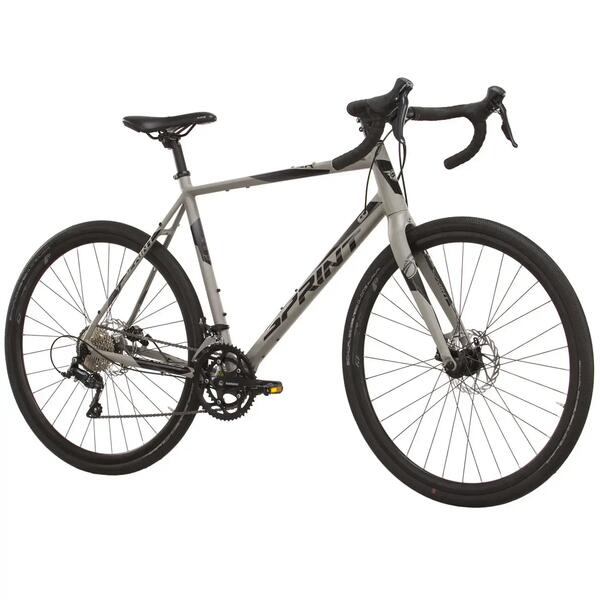 AIRTRACKS 28" Bicicleta Gravel hombre WHISPER 5.0 con cambio 2 x 9 Shimano SORA R3000 en