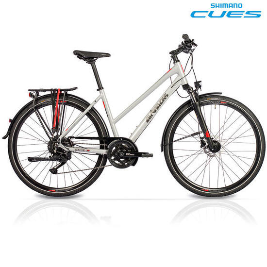 28" Damen Trekking Fahrrad TR.2845L Trekkingrad 2 x 9 GANG SHIMANO CUES