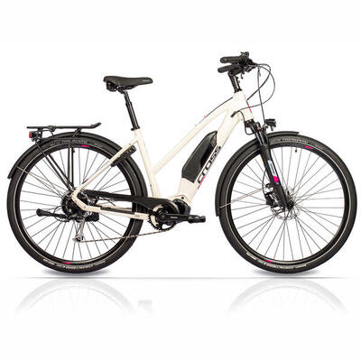 28" e-bike dames trekkingfiets x-tron sr1 shimano steps e-6100 504wh 9