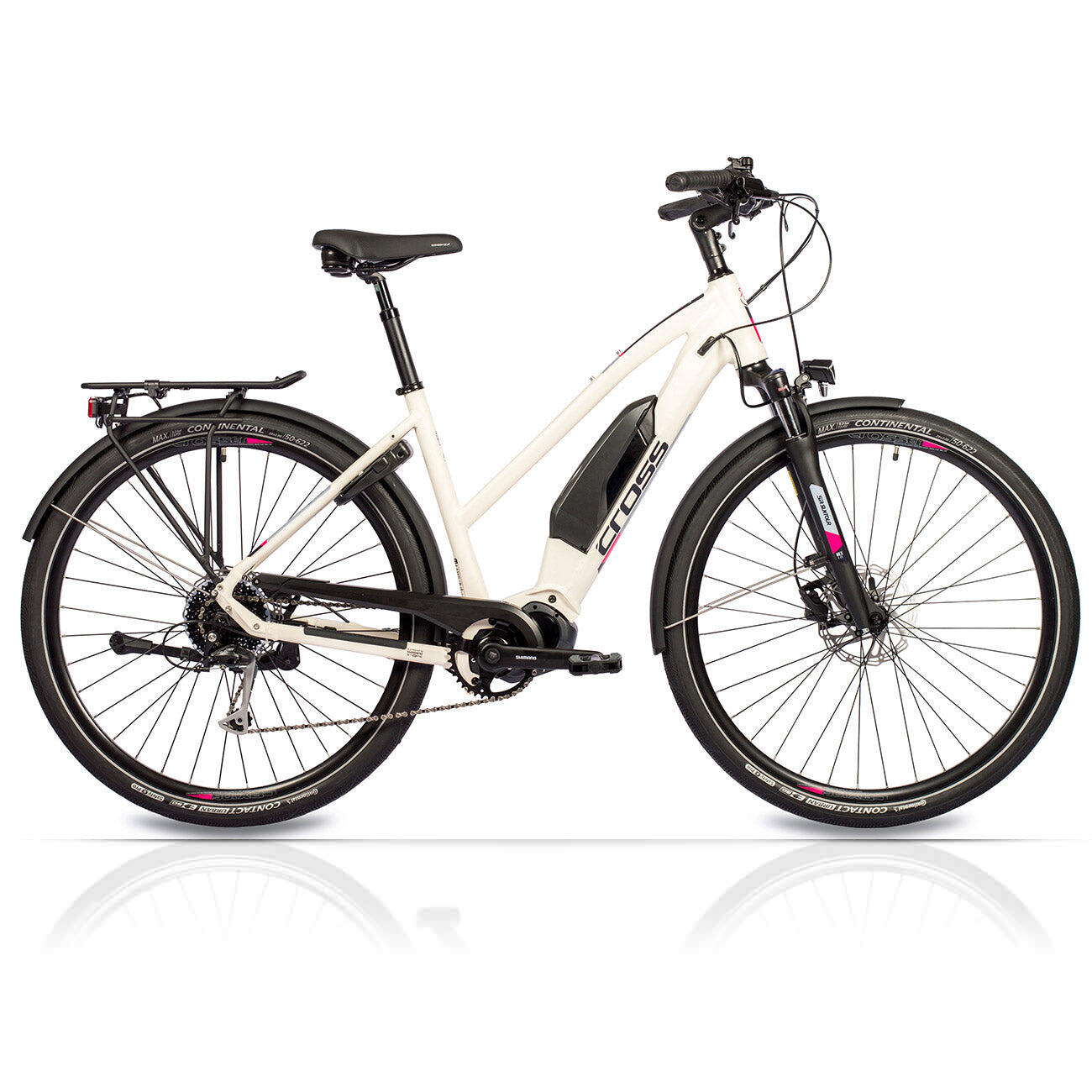 Airtracks - 28" Vélo Électrique Femme X-tron Sr1 Shimano Steps E-6100 504wh 9 Vitesses - Vélo De Voyage - Noir - 48 Cm - Decathlon