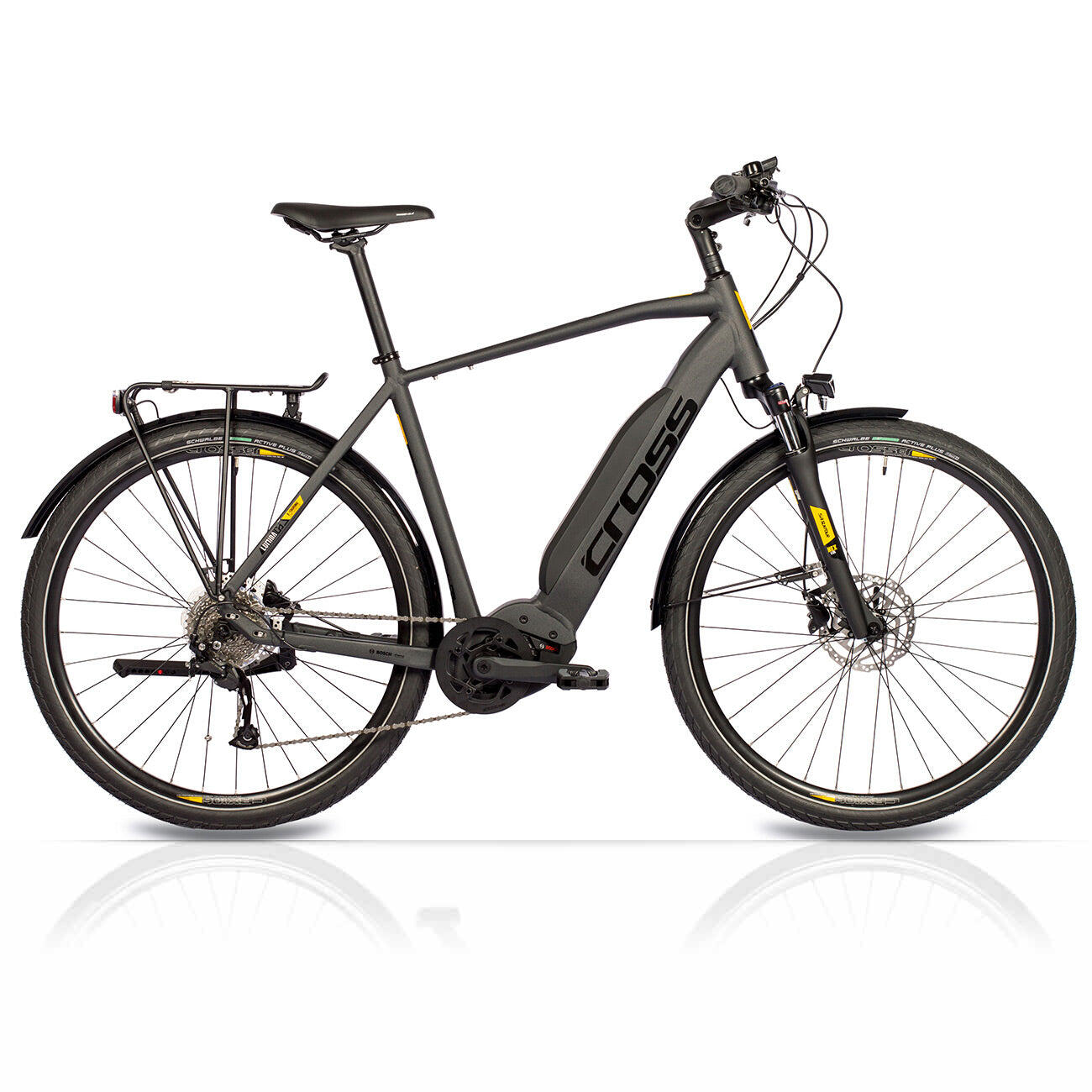 Airtracks - 28" Homme Vélo Électrique Trekking Lumina Bosch Performance Line Cx 500wh 9 - Vélo De Voyage - Noir - 56 Cm - Decathlon