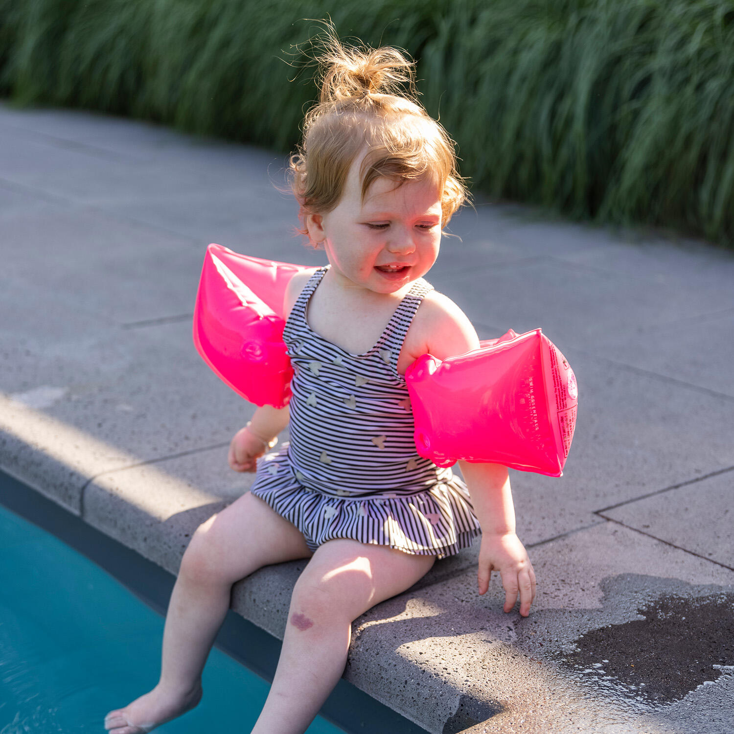 Swim Essentials Arm Bands - Pink - Neon - 0/2 Years 3/5