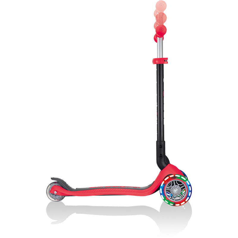 Globber draisienne / Tricycle | GO UP Foldable Plus Lights | Rouge