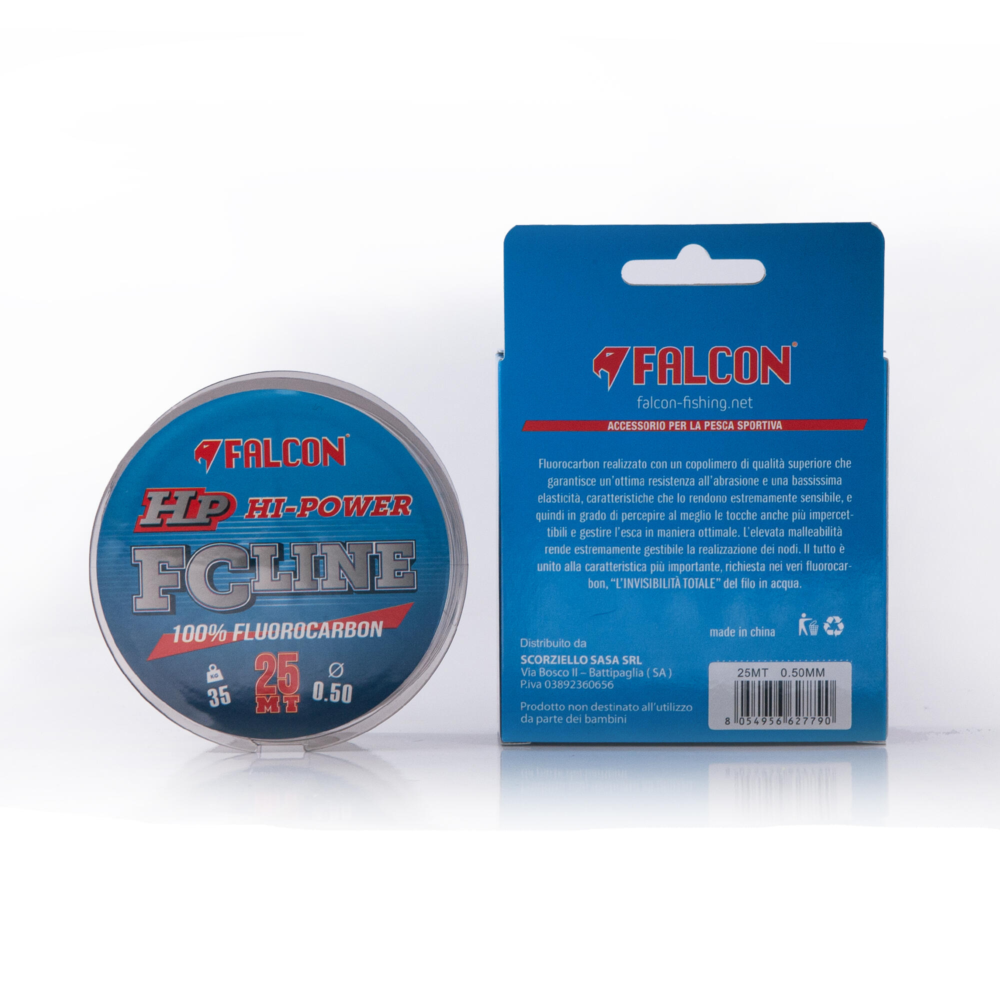 Falcon Filo da Pesca FC-LINE Fluorocarbon Terminali da Traina 50 MT / 0.70 MM 4/4
