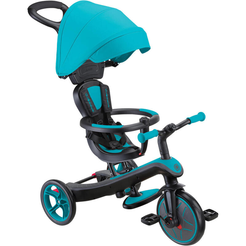 Tricycle évolutif pour bébé EXPLORER 4 en 1 - Bleu Canard
