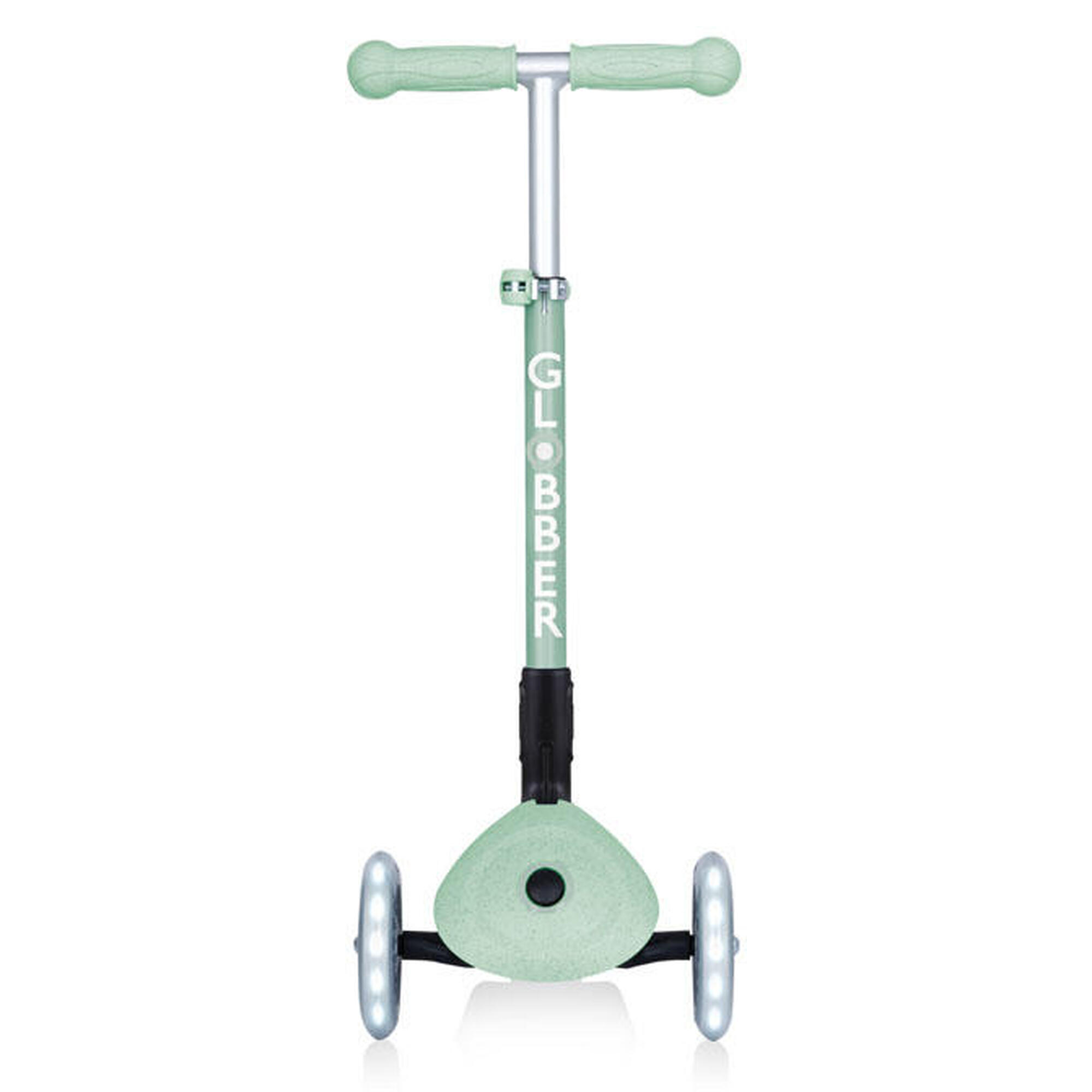 Trottinette 3 roues JUNIOR FOLDABLE LIGHTS ECOLOGIC - Vert Pistache
