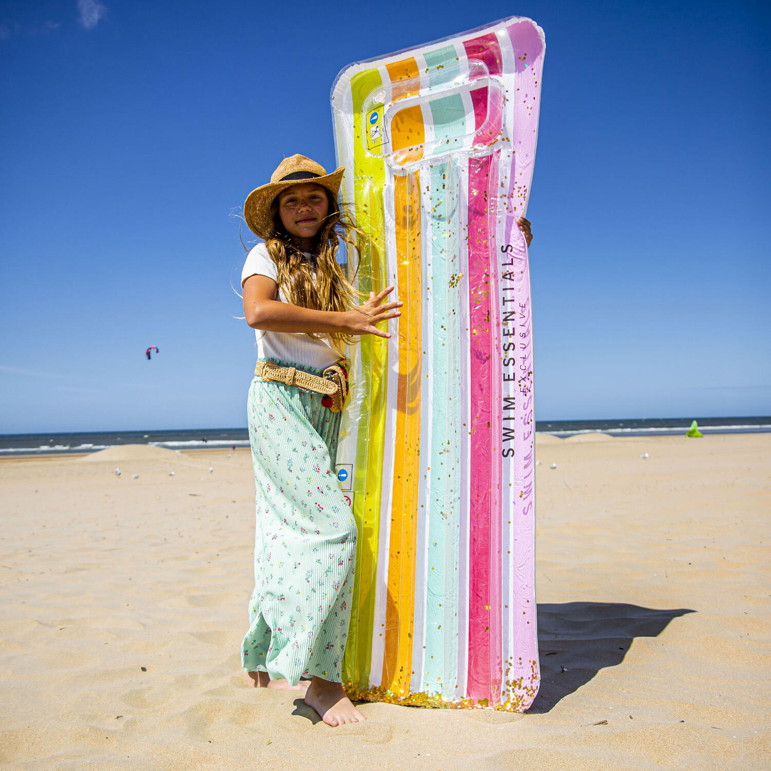 Bouée de piscine - Multicolore - Color Rush - 177 cm 3/6