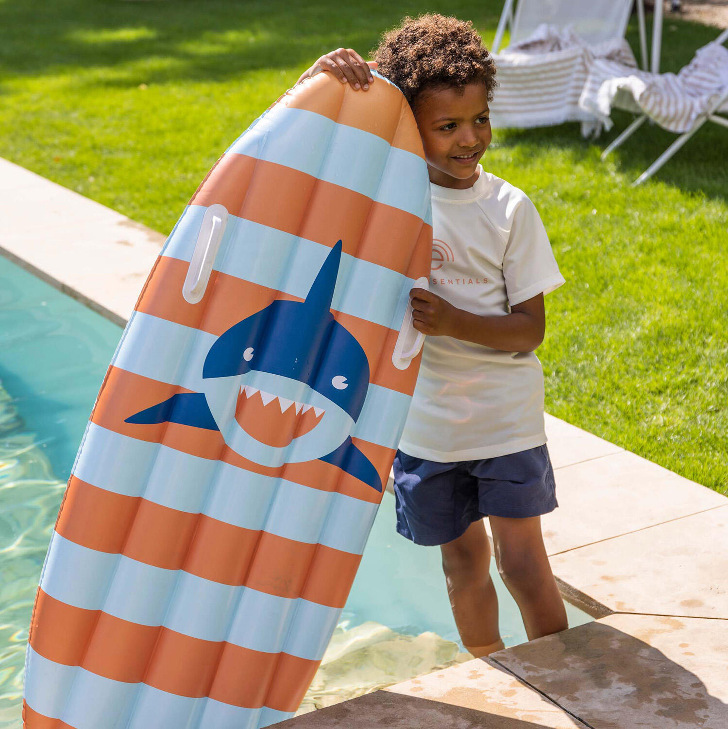 Swim Essentials Surfbrett Hai 120 cm 3/5