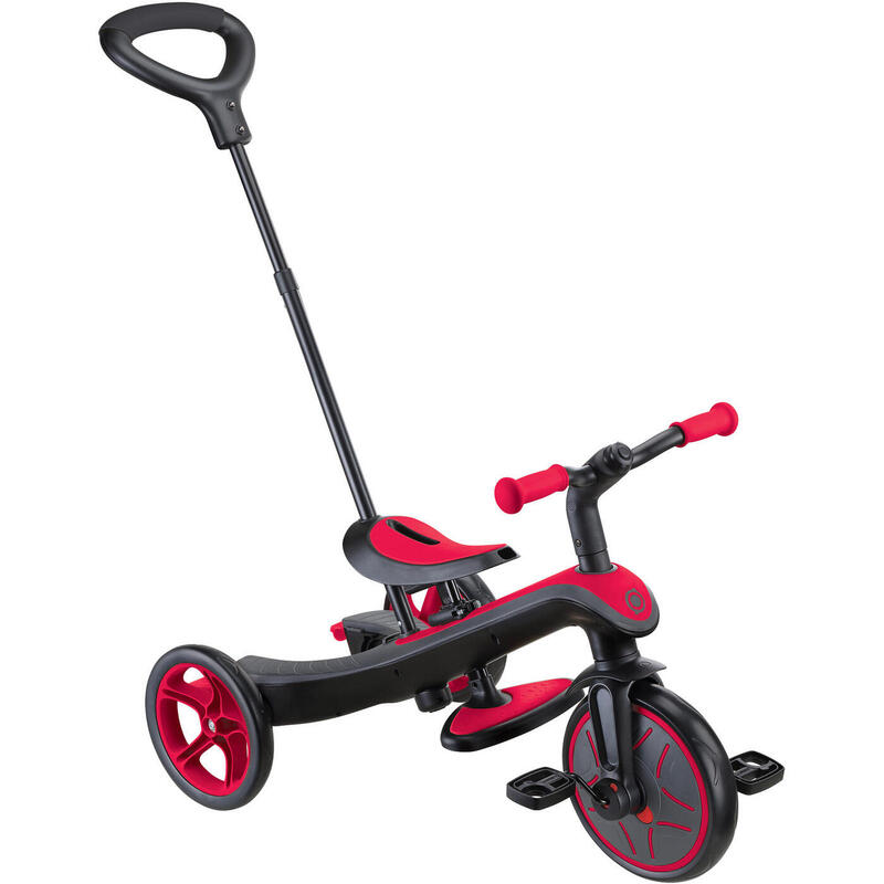 Tricycle évolutif pour bébé EXPLORER 4 en 1 - Rouge
