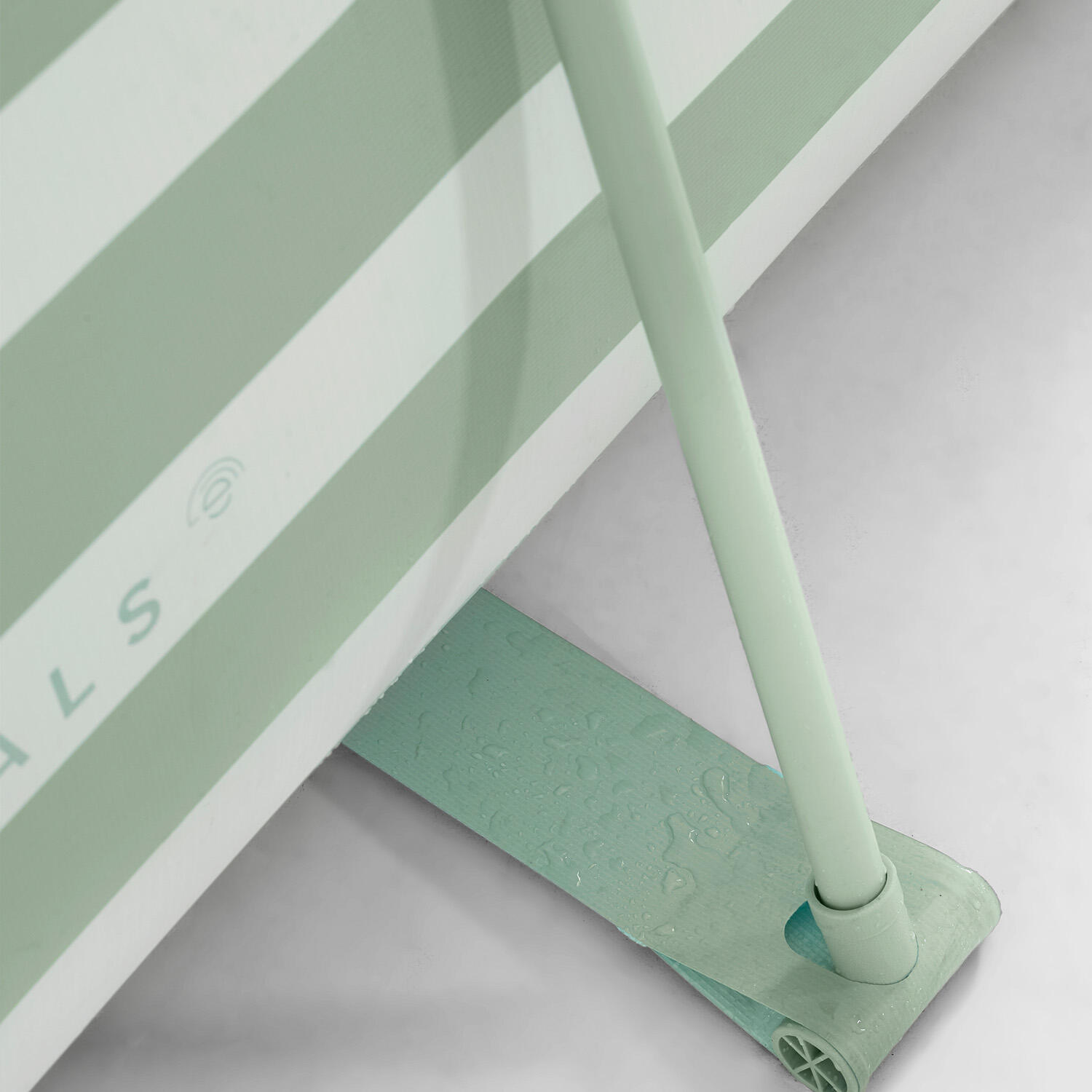 Swim Essentials | Verde/bianco a righe piscina fuori terra 300x200x75 cm 3/4