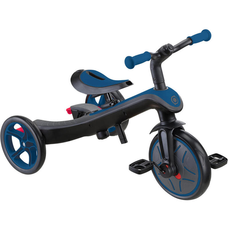Tricycle évolutif pour bébé EXPLORER 4 en 1 - Bleu marine