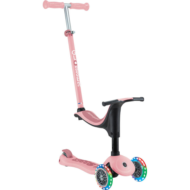 Trottinette évolutive GO-UP SPORTY LIGHTS - Rose pastel