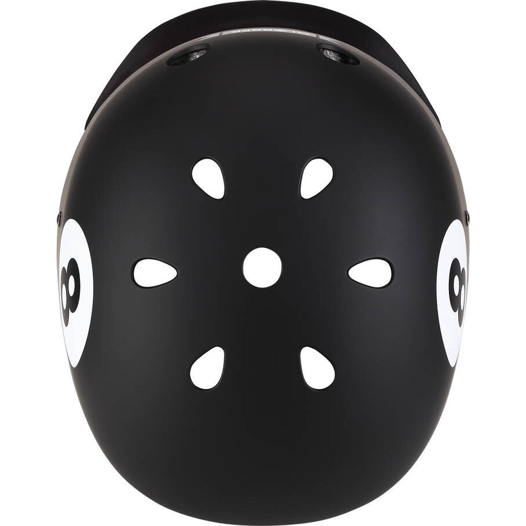 Trottinette  KinderCasque  Elite Lights  XS-S  noir 8 ball