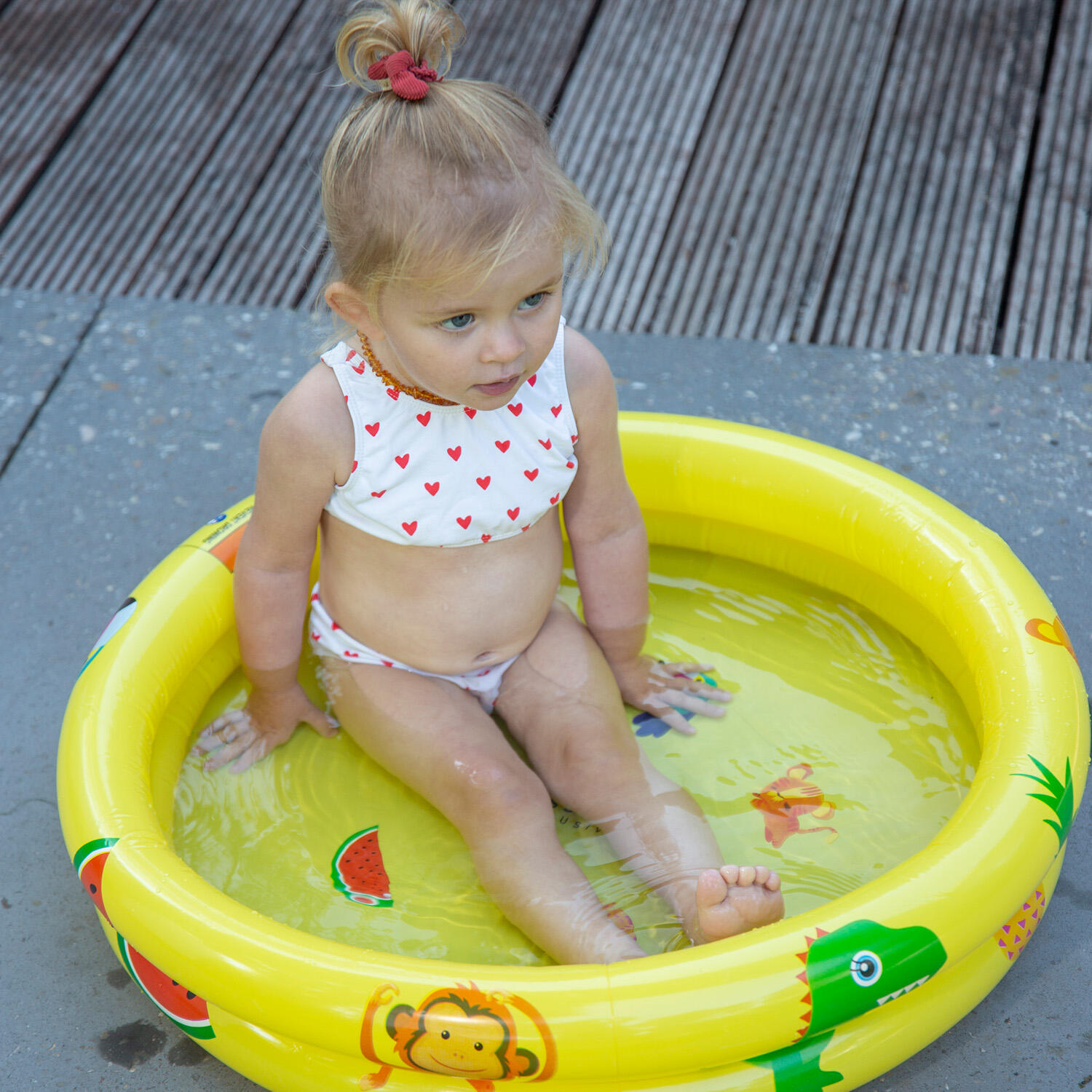Swim Essentials Swimming Pool 60 cm Gelb 60 x 17 cm 3/7