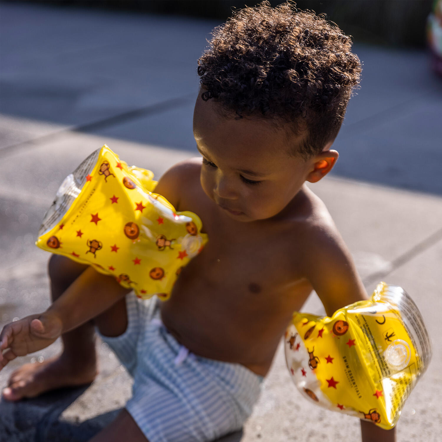 Swim Essentials Arm Bands - Yellow - Circus 3/6