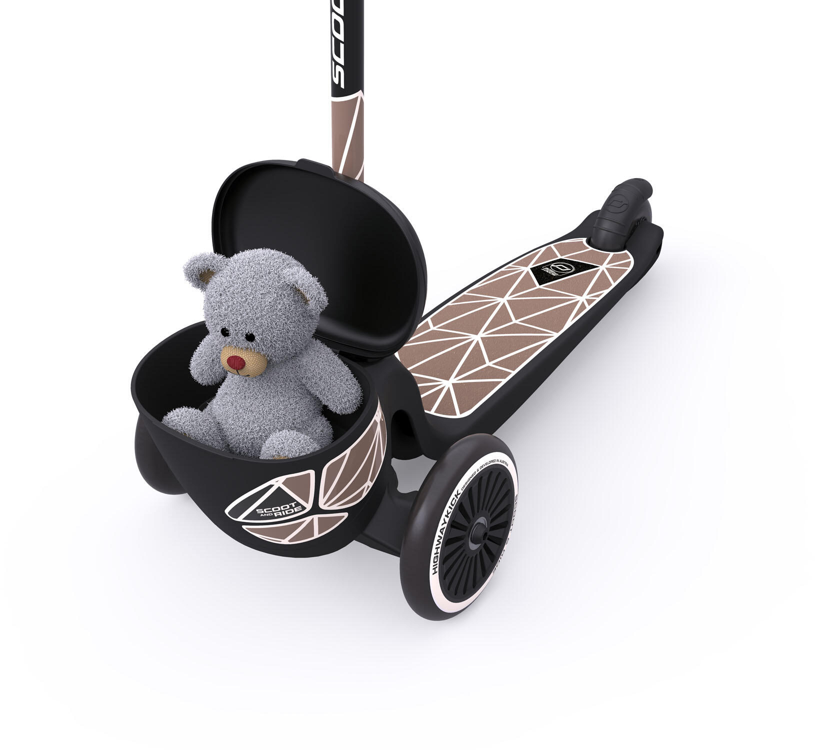 Trottinette Mini tRougetinette  Highwaykick 2 Lifestyle  Brown Lines 3/4