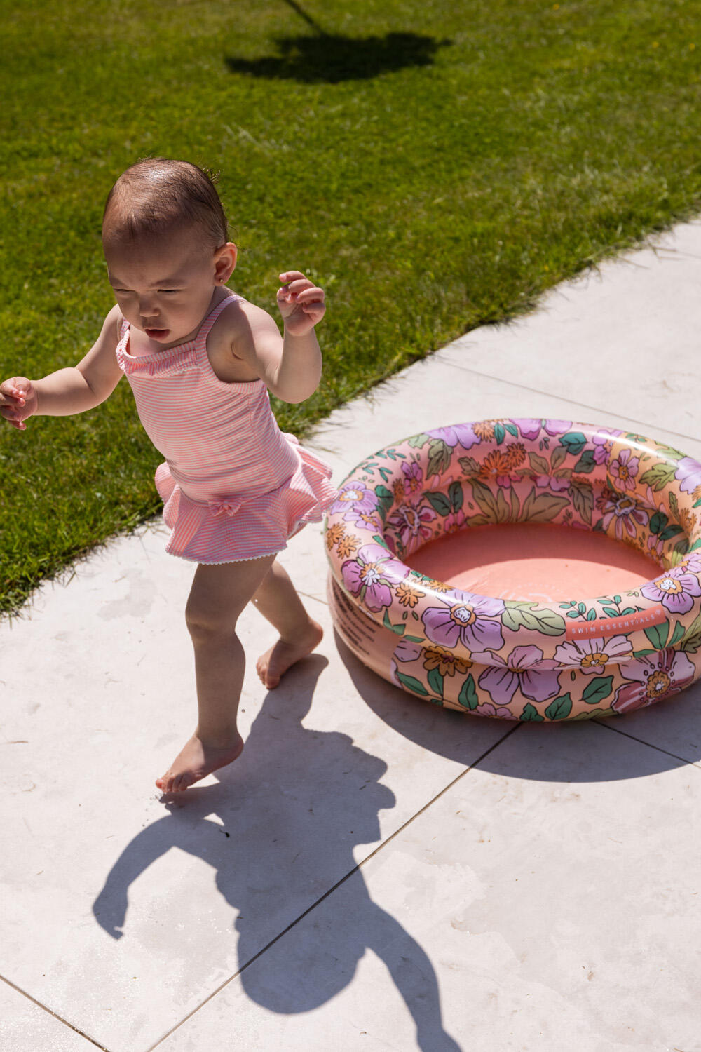 Swim Essentials Swimming Pool 60 cm Blume 60 x 15 cm 3/4