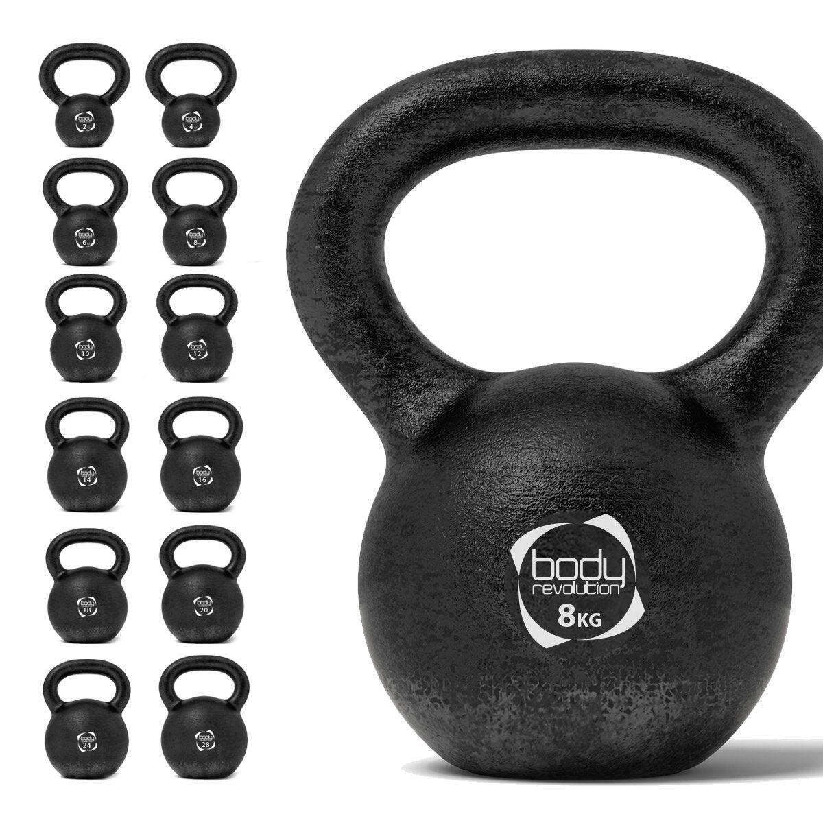 Body Revolution Cast Iron Kettlebells 8 kg 1/6