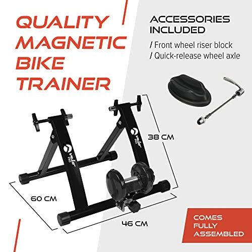 Turbo Trainer Variable Resistance Magnetic Indoor Bike Road Mountain Bikes White 5/6