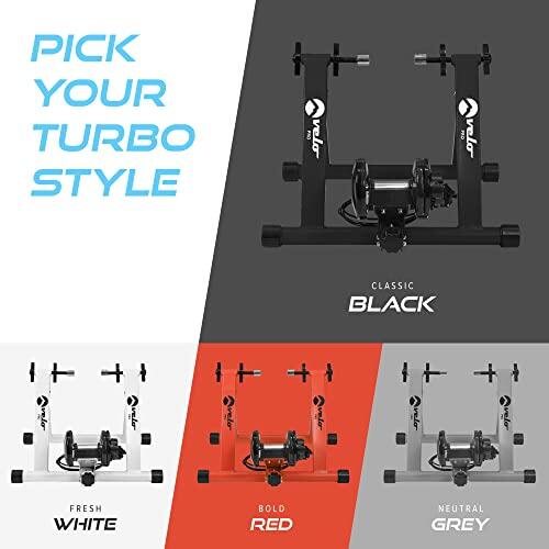 Turbo Trainer Variable Resistance Magnetic Indoor Bike Road Mountain Bikes White 3/6