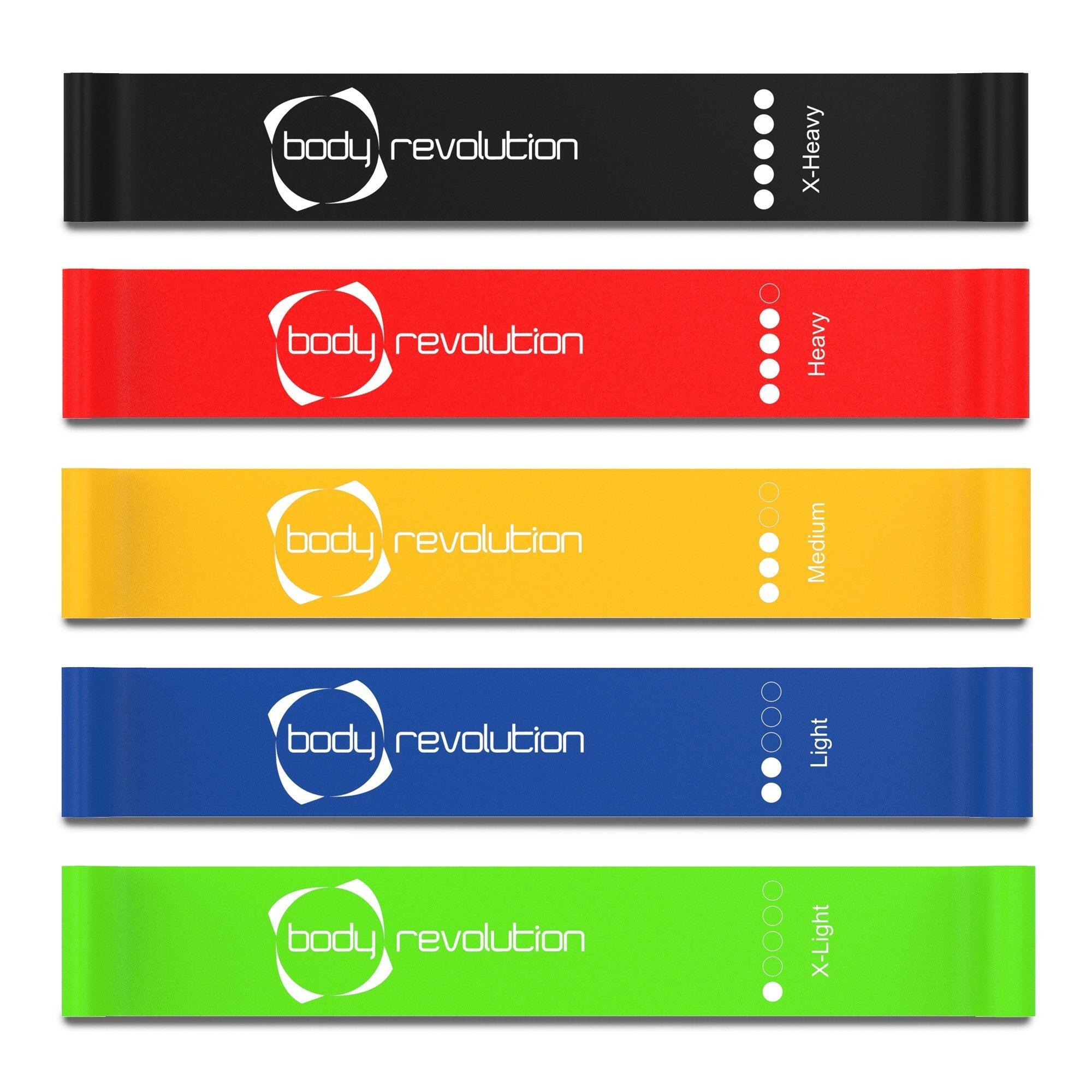 BODY REVOLUTION Resistance Bands Full Set Bag