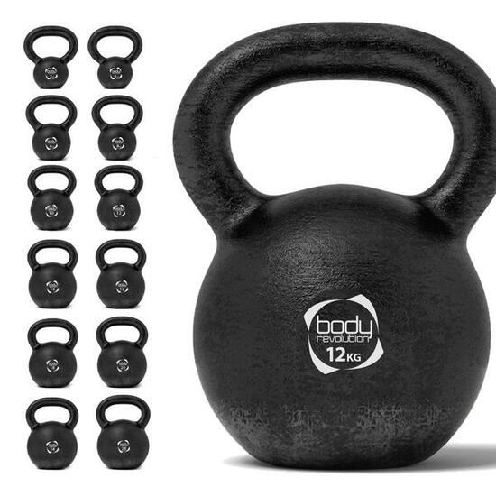 Kettlebells en fonte Body Revolution 12 kg
