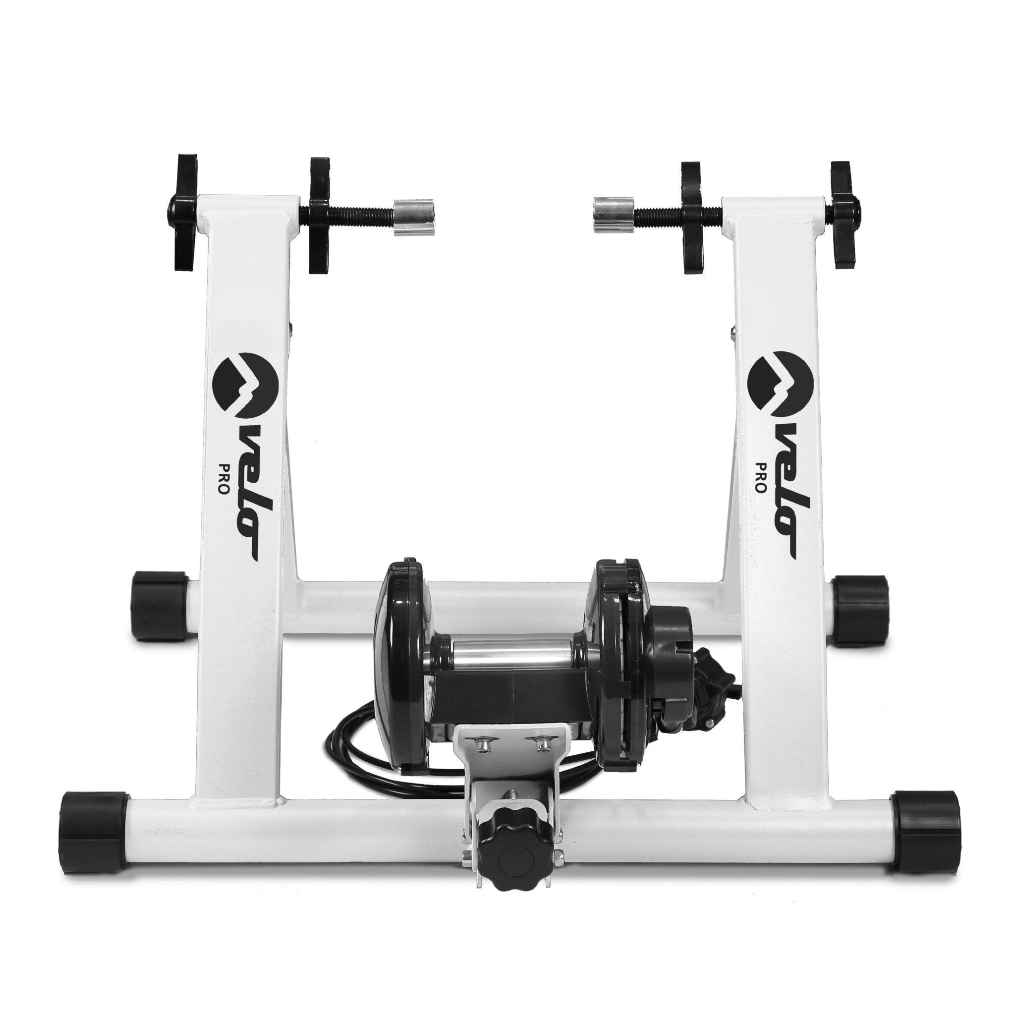 Turbo Trainer Variable Resistance Magnetic Indoor Bike Road Mountain Bikes White 1/6