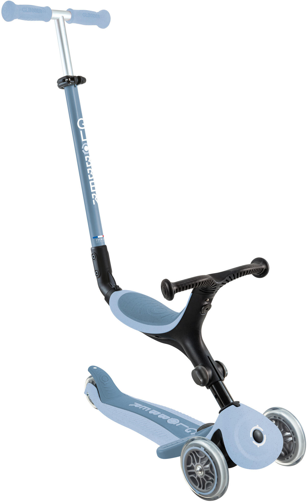 Trottinette évolutive GO-UP ACTIVE ECO - Bleu pastel 3/7