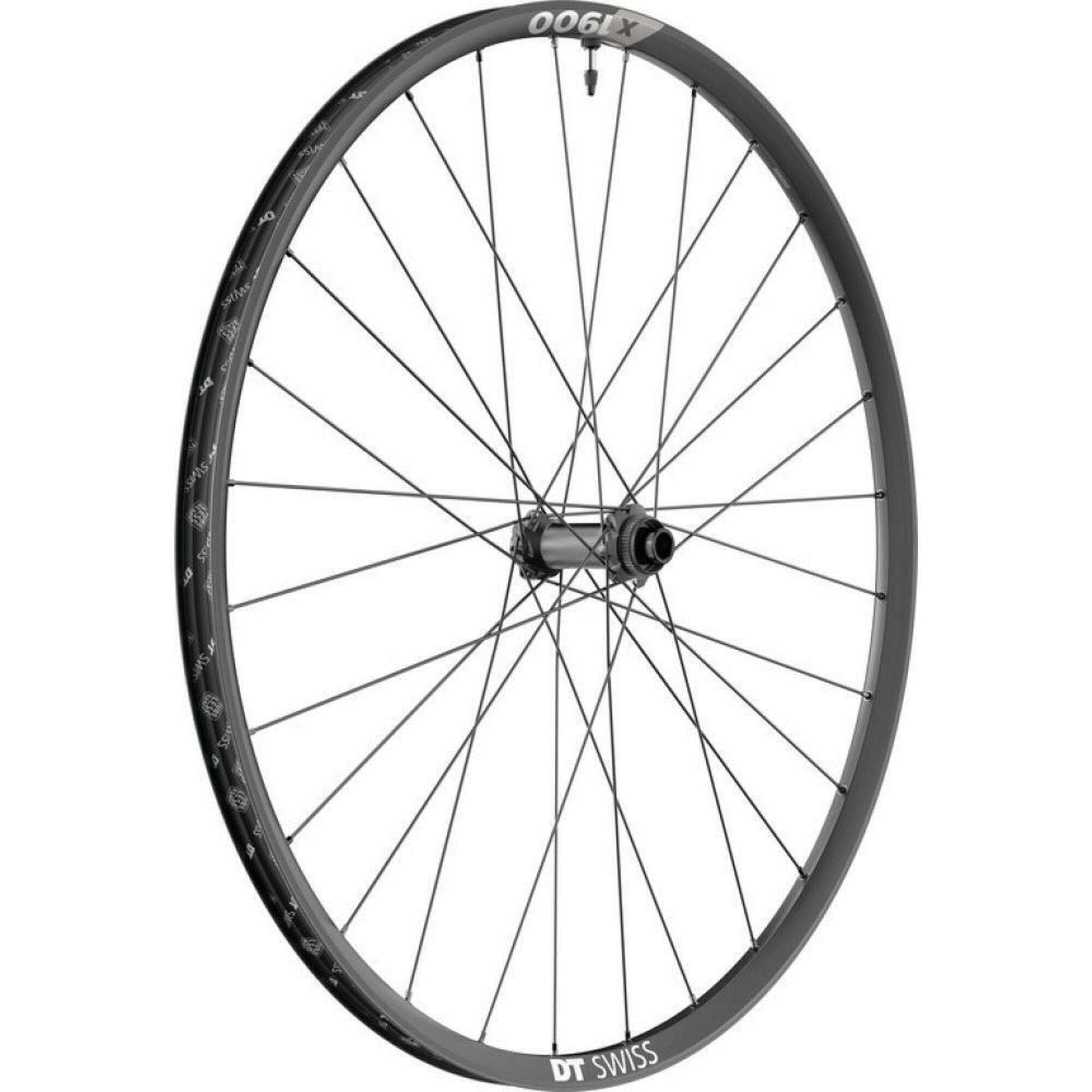 Roue de vélo VTT avant (tubeless et tubetype) compatible axe 15-100 - jante larg