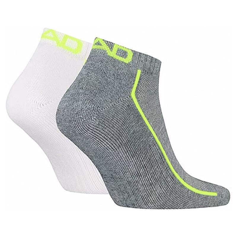 Calcetines Head Performance Sneaker Blanco Gris Lima 2 Pares -  - 43-46