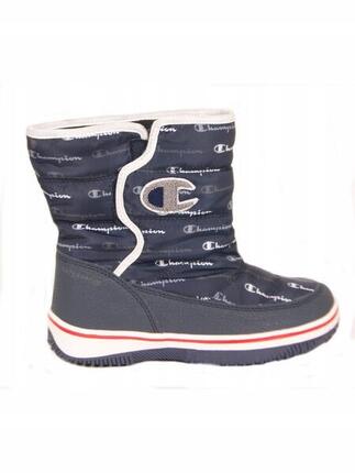 Buty śniegowce na co dzień dziecięce CHAMPION ocieplane na rzepy