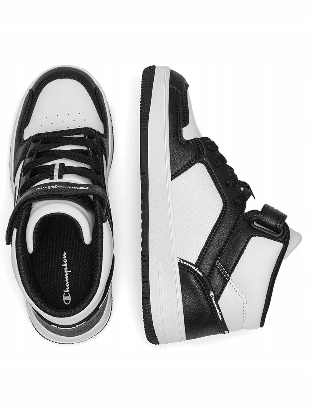 Champion RD18 2.0 MID B PS Kinder Sneaker S32412-CHA-WW019 weiß/schwarz 6/7