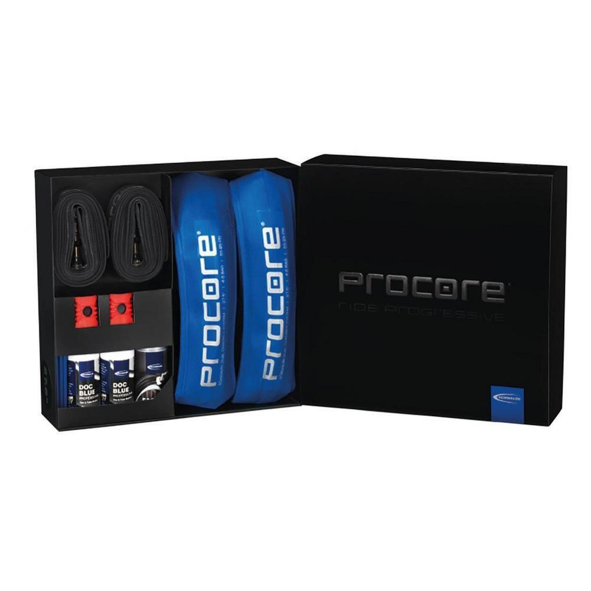 Schwalbe - Kit Chambre À Air Schwalbe Procore 26x2,10 - Pneu - Bleu|noir - Taille Unique - Decathlon